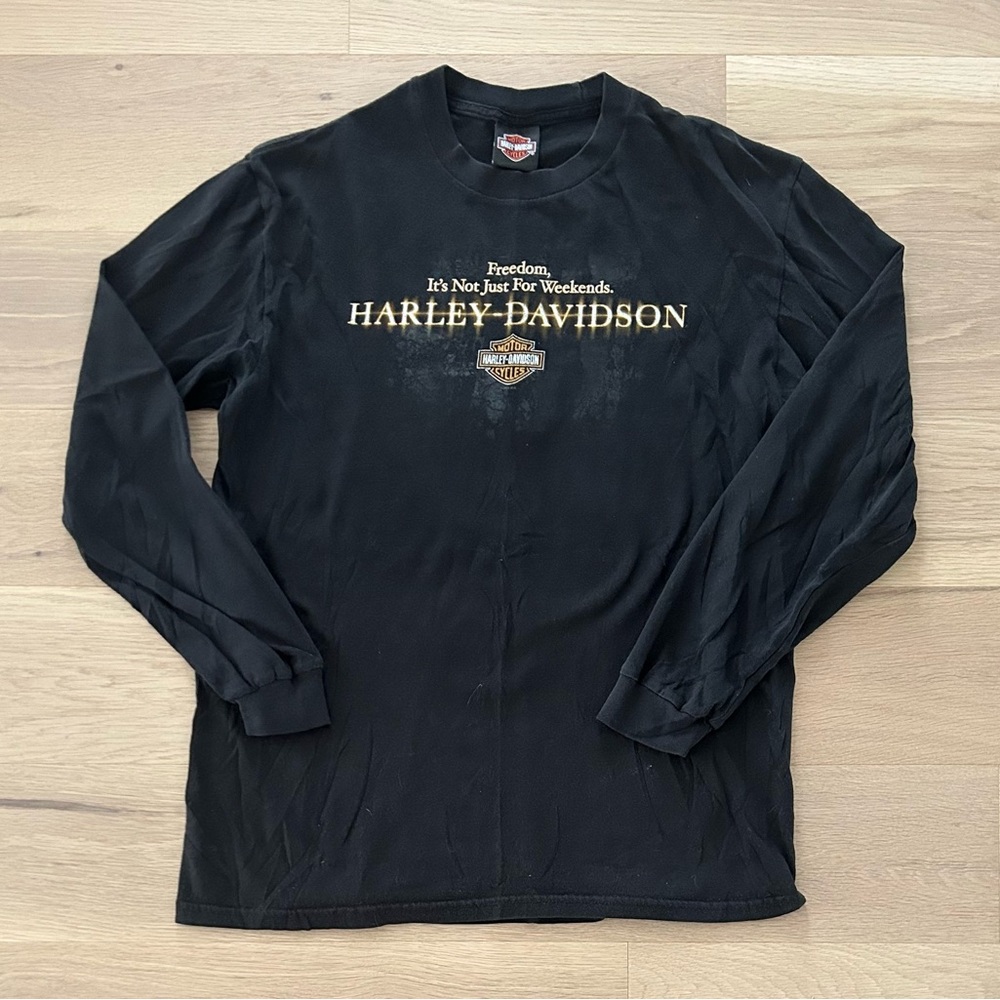 Harley Davidson Motorcycles Bangor Maine Long Sleeve Shirt